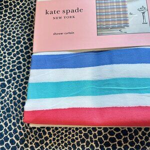 Kate Spade New York Shower Curtain | in Painted Stripe Pattern